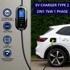 QOLTEC Prijenosni punjač za električni automobil EV i hybryd s regulacijom 2 u 1 Typ2 | 7 kW | 230 V | CEE 32 A | Wi-fi | TUYA | SMART LIFE | LCD | Przenośna | zidna punionica |, 5 m